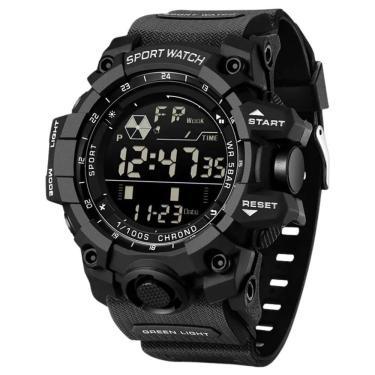 Imagem de Relógio Eletrônico Masculino De Moda De Luxo Multifuncional 6229 Sanda Preto