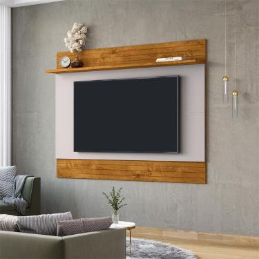 Imagem de Painel Suspenso Icarai Sala Tv Até 75 Polegadas Naturale/Off White