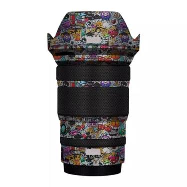 Imagem de Adesivo de lente de câmera antiarranhões para Nikon Z 24-120 mm F4S Capa protetora de película protetora para 24-120 4 (rosa grafite)