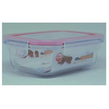 Imagem de Pote De Vidro Com Tampa Hermética Refratário 400 Ml