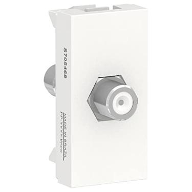 Imagem de Módulo Tomada Para Antena De Tv (Para Cabo Coaxial Tipo F) Antibacteriano Branco Orion S70546824, Schneider Electric