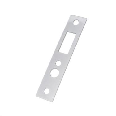 Imagem de Contra Testa Para Fechadura Bico De Papagaio 815/829 Branco 6 Peças - 