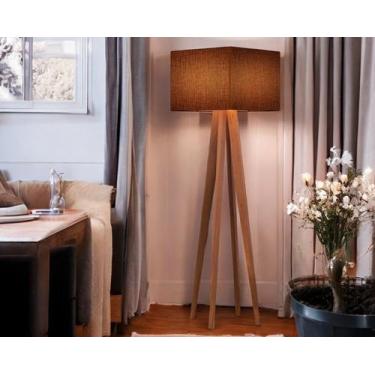 Imagem de Luminaria Abajur D Chão Para Sala Luna Classic - D+MOB, Marrom14