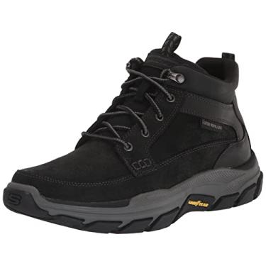 Imagem de Skechers USA Men's Bota de cano curto 204454, Preto, 8.5
