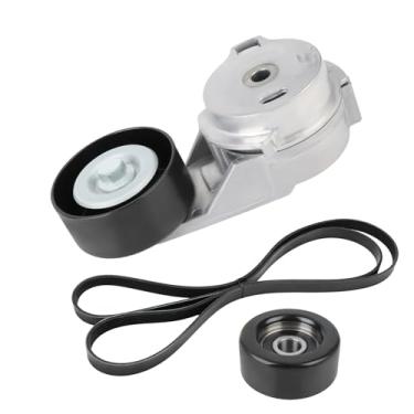 Imagem de VANJING Kit de componentes de transmissão de correia Serpentine compatível com Chevrolet Colorado GMC Canyon Isuzu i-280 i-350 i-290 i-370 Hummer H3 H3T 2004-2012 Substituição para 90K-38178A 38178