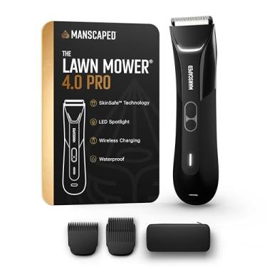 Imagem de MANSCAPED® The Lawn Mower® 4.0 PRO - Aparador de Virilha & Aparador de Cabelo Corporal, Lâmina de Aparador SkinSafe™, Impermeável, USB-C & Compatível com carregamento sem fio, Bloqueio de viagem