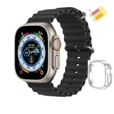 Imagem de Relogio Smartwatch W69 Plus Amoled 4gb Bussola Gps Nfc Baixa Foto + Mo