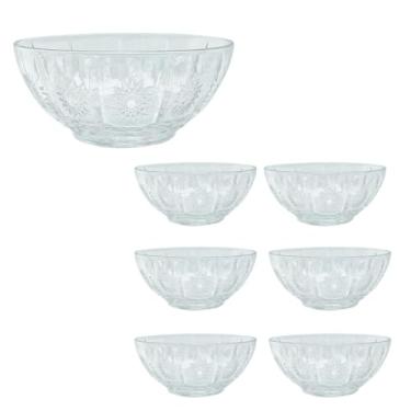 Imagem de Conjunto 7 Peças Bohemia Bowl Vidro de 1,7L e 360ml
