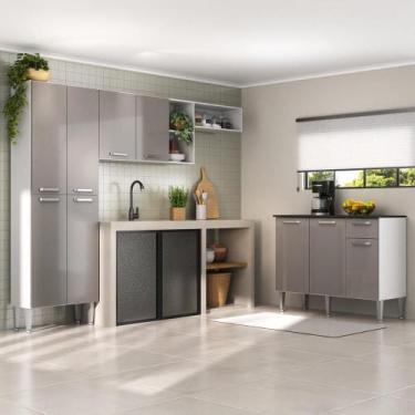 Imagem de Armário de Cozinha Compacta Modulada Versatile Multimóveis MP2302 c/ B