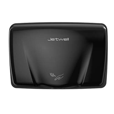 Imagem de JETWELL Secador de mãos automático comercial de alta velocidade - Secador de mãos de aço inoxidável resistente - Soprador de mão com vento quente