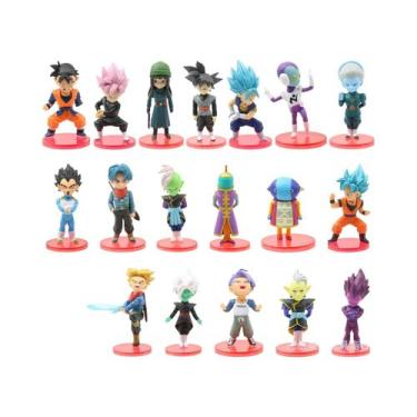 Imagem de Conjunto De Mini Figuras Dragon Ball De 6-8cm 78 Peças Bonecos De Anim