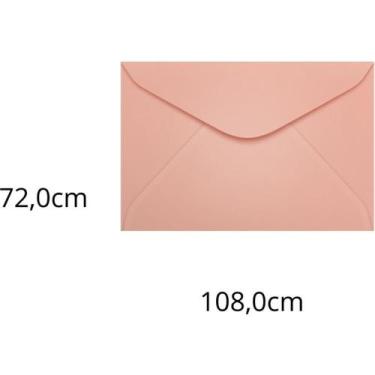 Imagem de Envelope Visita Colorido 72X108 Rosa Claro Fidji 80G - SCRITY