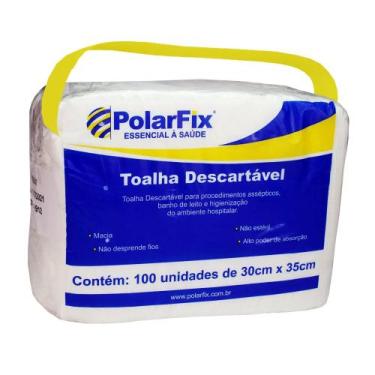 Imagem de Toalha Descartável 30 x 35 cm (POLARFIX) - 100 Unidades