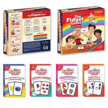 Imagem de Jogo de aprendizagem The Fidget Game Kindergarten com 500 cartas