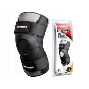 Imagem de Joelheira Ortopedica Ajustavel Winmax Wmf09013l G, Preto, Único