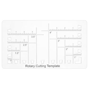Imagem de NBEADS Modelos para fazer sacos quadrados, molde de corte inferior em caixa, reutilizável, régua de corte transparente, ferramentas de costura para fazer bolsas, cortar os cantos de caixas (8 tamanhos