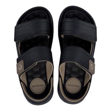 Imagem de Sandália Masculina Cartago Santorini VIII REF: 12537, Bege, 41