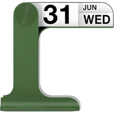 Imagem de Flip Calendário Perpétuo, Calendário De Mesa 2024-2025 Para Decoração De Casa De Escritório Diário Ornamento De Mesa Acessórios De Mesa Decoração De Casa, White