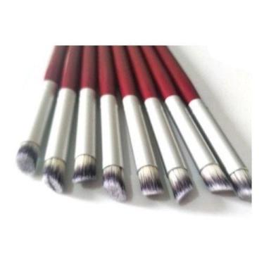 Imagem de Pincel Chanfrado Unhas Para Esfumar Pata De Vaca Manicure - oem