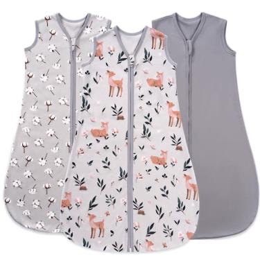 Imagem de Saco de dormir para bebês TURMEWU 18-24 meses 100% algodão orgânico