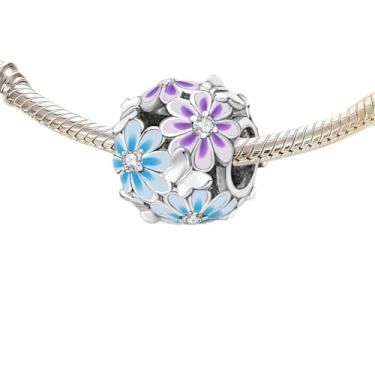 Imagem de 1 peça prata elegante árvore da vida berloque contas adequadas para mulheres faça você mesmo e roupa diária combinando joias decoração para mulheres presente para mãe, 9.36*10.59mm, Prata, Sem Pedra