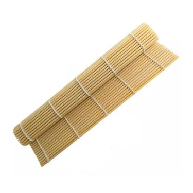Imagem de Esteira de Bambu Para Sushi Enrolar Sudarê Tradicional - Dexin