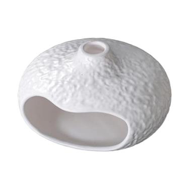 Imagem de predolo Queimador de incenso de cerâmica, suporte para sálvia, suporte para, queimador de incenso em cone para sala de jantar, Branco