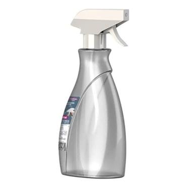 Imagem de Pulverizador Multiuso 530ml, Cinza Fumê, Plástico, Bico Ajustável com 3 Funções, para Casa, Cozinha e Jardinagem, Gatilho Ergonômico, Capacidade 480ml