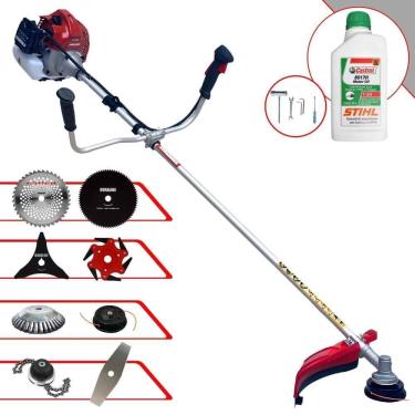 Imagem de Roçadeira 8 Em 1 Kawashima Bcj431-l à Gasolina + Óleo Stihl