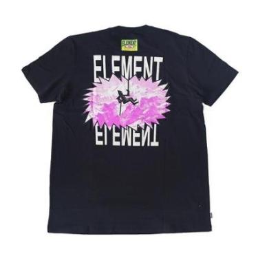 Imagem de Camiseta Element Nature Calls Dry - Preto-Masculino