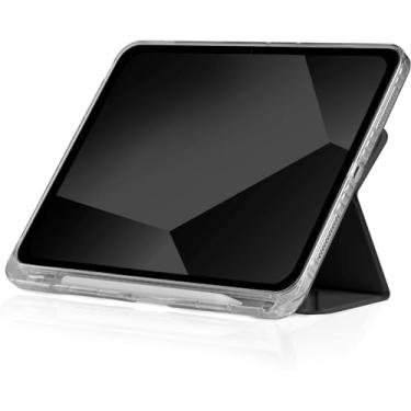 Imagem de STM Goods Capa OPP para iPad 10ª geração: capa magnética de origami, ultrafina com parte traseira transparente, suporte integrado para Apple Pencil - Preto - Perfeito para viagens, adolescentes,