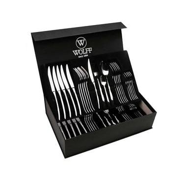 Imagem de Faqueiro Wolff Berna 70001 - 48 peças Inox