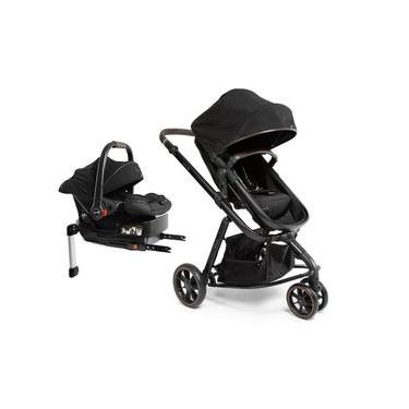 Imagem de Carrinho com Bebê Conforto Travel System Mobi+ Reserva Isofix Black - Safety 1st