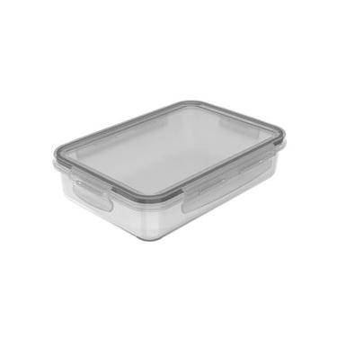 Imagem de Pote Click Retangular Natural 870Ml - Ou