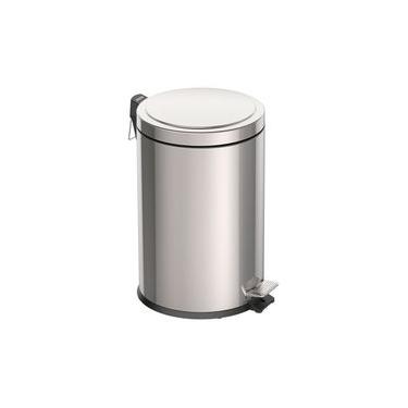 Imagem de Lixeira Inox com Pedal Tramontina Brasil com Acabamento Polido e Balde Interno Removível 20 L