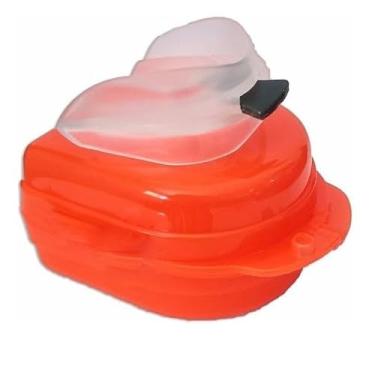 Imagem de Pulser Thunder Protetor Bucal Duplo Termo Moldável com Estojo, Para Lutas e Treinos, Cobertura Superior e Inferior, Ideal para Aparelho Ortodôntico (Transparente)