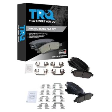 Imagem de TRQ Pastilhas de freio de cerâmica compatíveis com Nissan Sentra 2020
