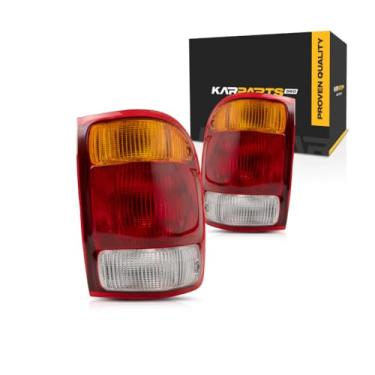 Imagem de Para 1998-1999 Ford Ranger Par de luzes traseiras traseira lado motorista e passageiro unidade de montagem FO2800121 FO2801121 - substitui F87Z-13405BA F87Z-13404BA