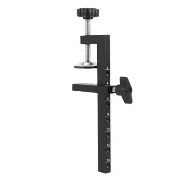 Imagem de YWBL-WH Braçadeira C de Mesa, Módulo Deslizante Extra Amplo de 0-5,6 pol. Com Parafuso de Ajuste Fino e Almofadas Antiderrapantes, para Serra de Mesa para Reparo de Móveis Artesanais