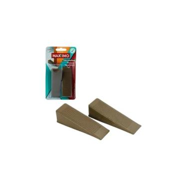 Imagem de Parador Kit de Cunha para Porta, Polipropileno, 11,5cm x 4cm, 2 Unidades