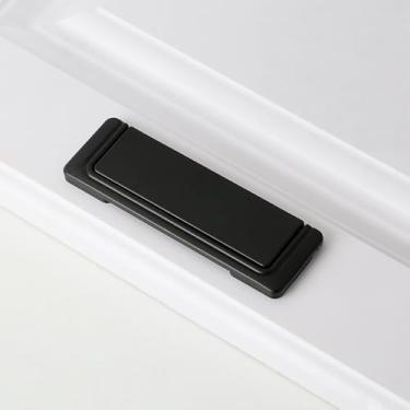 Imagem de Puxador de alumínio invisível com encaixe plano e fivela oculta para gavetas e a