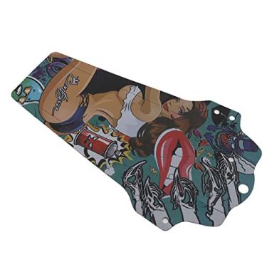 Imagem de KIMISS Conjunto de Guarda-lamas Universais para Pára-lamas para Mountain Bike - Protetores de Dianteiros e Traseiros para Downhill, Dobráveis ​​e Outras Bicicletas - Design 3D de Fibra de Carbono