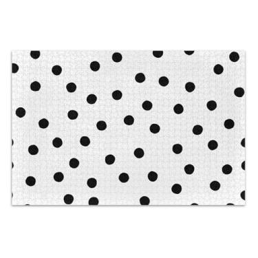 Imagem de Quebra-cabeça de 500 peças com pontos pretos e brancos para adultos, cenário, arte floral, paisagem, quebra-cabeça engraçado, presentes, 51 x 35 cm