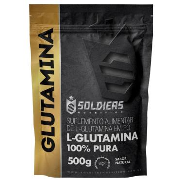 Imagem de L - Glutamina 500g - 100% Pura Importada - Soldiers Nutrition-Unissex