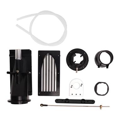 Imagem de SPYMINNPOO Empurrador de Jato de Bomba Grande para Barco RC Compatibilidade Forte para Casco de 80-120 Cm Fácil de Instalar e Durável, Propulsor de Barco Com Controle Remoto para Amadores e (Preto)