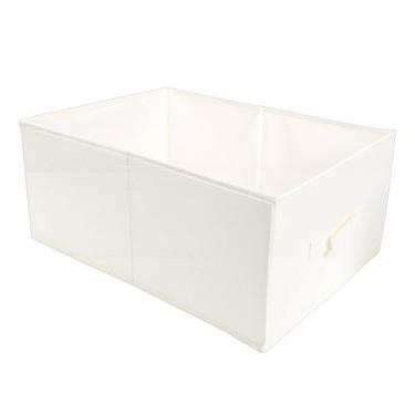 Imagem de Asixxsix Cubo Estreito de Armazenamento de Roupas, Organizador Dobrável de Tecido Oxford Com Revestimento à Prova de água para Meias de Sutiãs, Design Removível que Economiza (47 * 34 * 20cm)