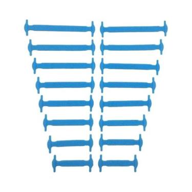 Imagem de Cadarços Elásticos De Silicone Para Crianças, 16 Peças, Sem Amarração,