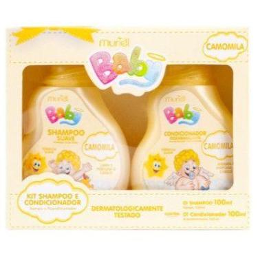 Imagem de Kit Shampoo e Condicionador Baby Muriel Original  100 ml, CAMOMILA