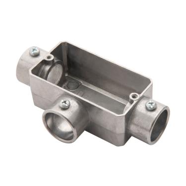 Imagem de Condulete Tipo T 3/4 Fixo Tramontina sem Tampa sem Rosca e sem Pintura