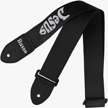 Imagem de Correia Basso Ny 01 Peixe Jesus Nylon Sintético Para Guitarra e Violão